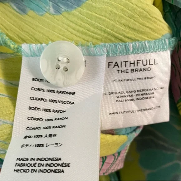 FAITHFULL Rafa Midi Dress Lera Floral
Print New Size 4 - Picture 8 of 8